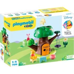PLAYMOBIL 71316 1.2.3 & Disney: Winnies & Ferkels Baumhaus, Konstruktionsspielzeug