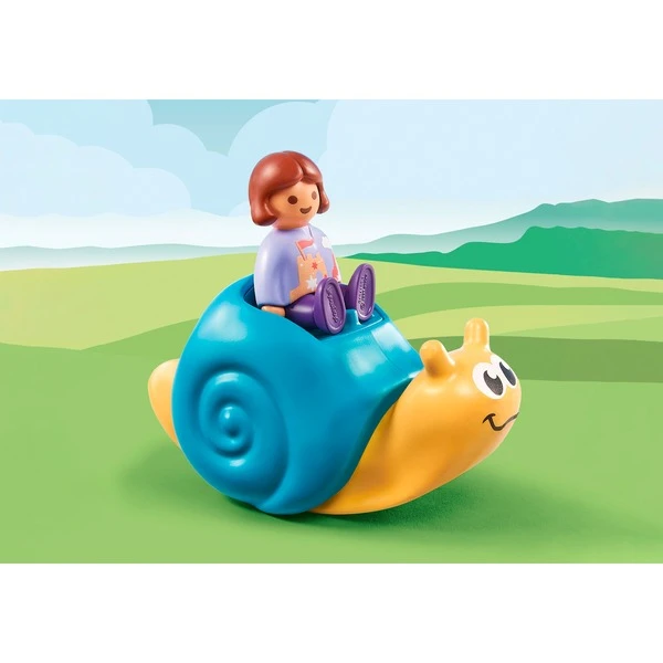 PLAYMOBIL 71322 1.2.3 Schaukelschnecke Mit Rassel, Konstruktionsspielzeug 2 PLAYMOBIL 71322 1.2.3 Schaukelschnecke Mit Rassel, Konstruktionsspielzeug – Bild 2