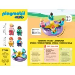 PLAYMOBIL 71324 1.2.3 Zahlenkarussell, Konstruktionsspielzeug -Trendiger Spielzeugladen PLAYMOBIL 71324 1 2 3 Zahlenkarussell Konstruktionsspielzeug@@1889197 5