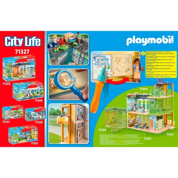 PLAYMOBIL 71327 City Life Große Schule, Konstruktionsspielzeug 8 PLAYMOBIL 71327 City Life Große Schule, Konstruktionsspielzeug – Bild 8