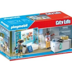 PLAYMOBIL 71330 City Life Virtuelles Klassenzimmer, Konstruktionsspielzeug