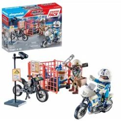 PLAYMOBIL 71381 City Action Starter Pack Polizei, Konstruktionsspielzeug -Trendiger Spielzeugladen PLAYMOBIL 71381 City Action Starter Pack Polizei Konstruktionsspielzeug@@1889176 4
