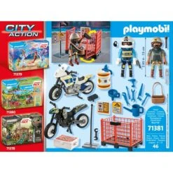 PLAYMOBIL 71381 City Action Starter Pack Polizei, Konstruktionsspielzeug -Trendiger Spielzeugladen PLAYMOBIL 71381 City Action Starter Pack Polizei Konstruktionsspielzeug@@1889176 6