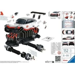 Ravensburger 3D Puzzle Porsche 911 GT3 Cup -Trendiger Spielzeugladen Ravensburger 3D Puzzle Porsche 911 GT3 Cup@@1895192 2