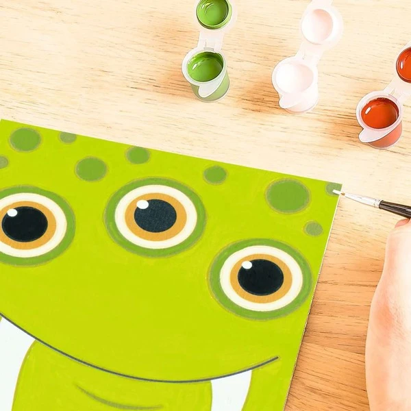 Ravensburger Malen Nach Zahlen - Grünes Monster 4 Ravensburger Malen Nach Zahlen - Grünes Monster – Bild 4