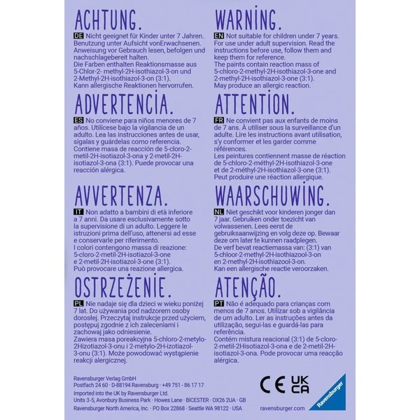 Ravensburger Malen Nach Zahlen - Lila Monster 3 Ravensburger Malen Nach Zahlen - Lila Monster – Bild 3