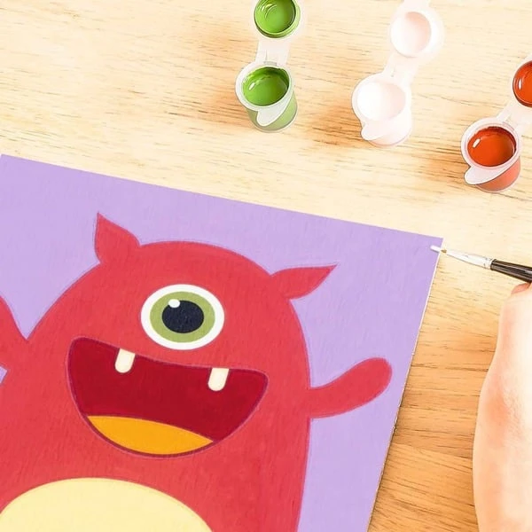 Ravensburger Malen Nach Zahlen - Rotes Monster 4 Ravensburger Malen Nach Zahlen - Rotes Monster – Bild 4