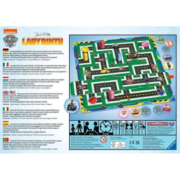 Ravensburger Paw Patrol Junior Labyrinth, Brettspiel 3 Ravensburger Paw Patrol Junior Labyrinth, Brettspiel – Bild 3