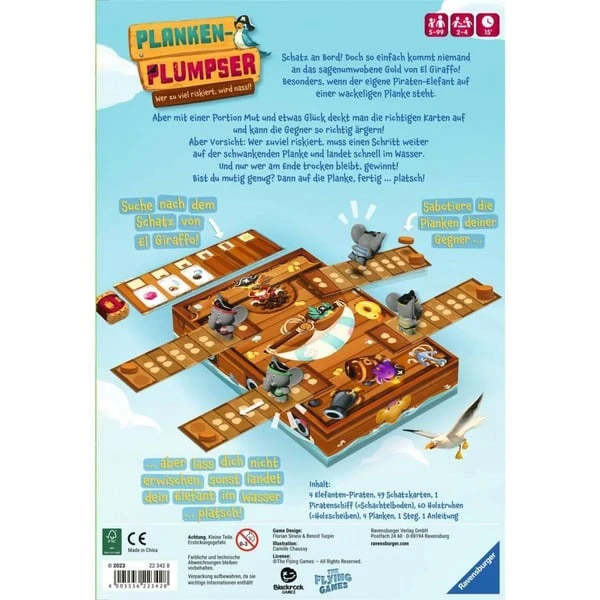 Ravensburger Planken-Plumpser, Brettspiel 3 Ravensburger Planken-Plumpser, Brettspiel – Bild 3