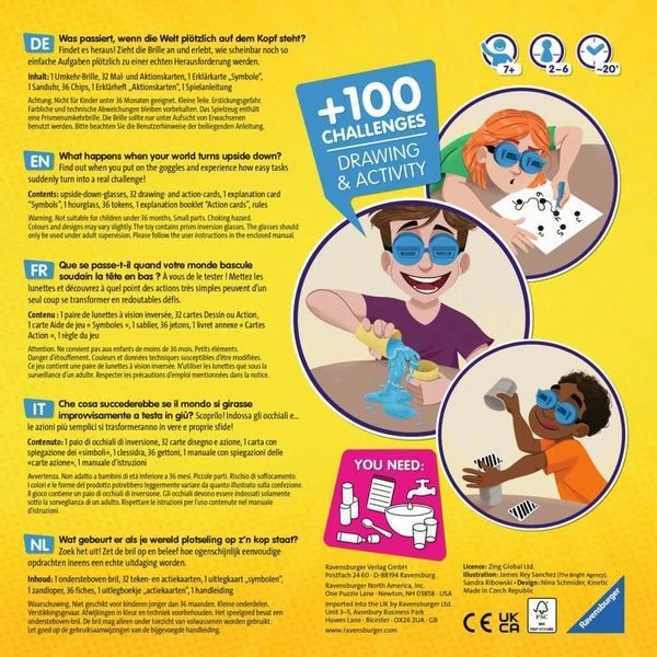 Ravensburger The #UpsideDownChallenge Game, Brettspiel 4 Ravensburger The #UpsideDownChallenge Game, Brettspiel – Bild 4