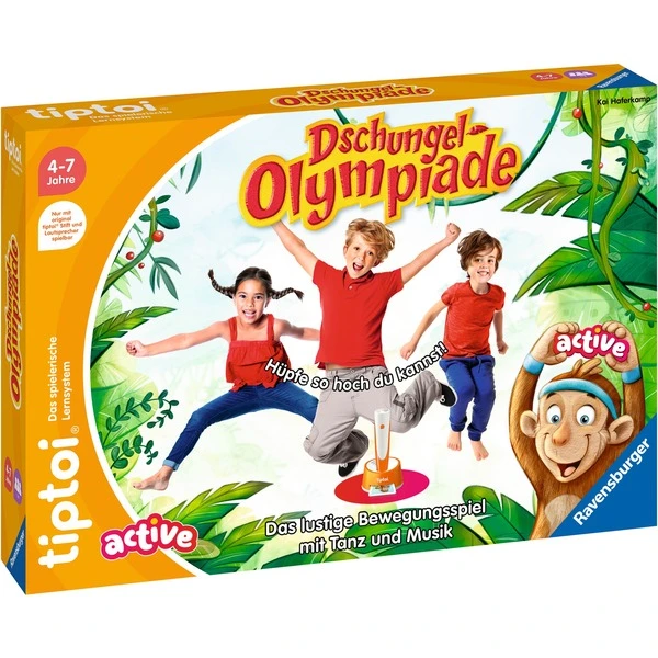 Ravensburger Tiptoi ACTIVE Dschungel-Olympiade, Brettspiel 1 Ravensburger Tiptoi ACTIVE Dschungel-Olympiade, Brettspiel