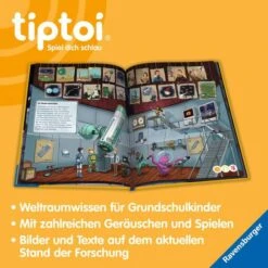 Ravensburger Tiptoi Der Weltraum: Raumfahrt, Sterne Und Planeten, Lernbuch -Trendiger Spielzeugladen Ravensburger tiptoi Der Weltraum Raumfahrt Sterne und Planeten Lernbuch@@100019887 3