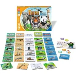 Ravensburger Tiptoi Tiere Der Welt, Brettspiel -Trendiger Spielzeugladen Ravensburger tiptoi Tiere der Welt Brettspiel@@1911069 1