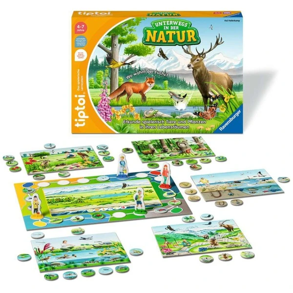 Ravensburger Tiptoi Unterwegs In Der Natur, Brettspiel 3 Ravensburger Tiptoi Unterwegs In Der Natur, Brettspiel – Bild 3