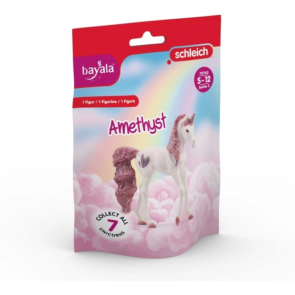 Schleich Bayala Sammeleinhorn Amethyst, Spielfigur 2 Schleich Bayala Sammeleinhorn Amethyst, Spielfigur – Bild 2