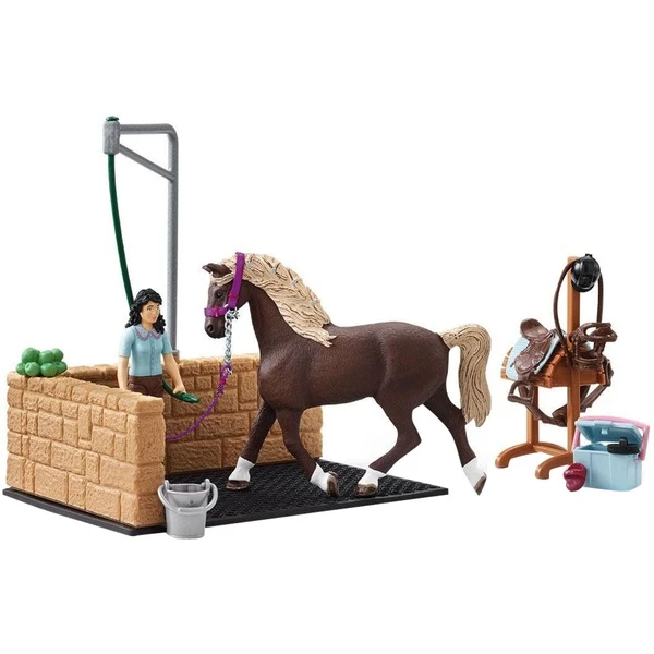 Schleich Horse Club Waschplatz Mit Emily & Luna, Spielfigur 1 Schleich Horse Club Waschplatz Mit Emily & Luna, Spielfigur
