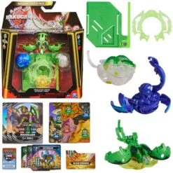 Spin Master Bakugan 2023 Starter Pack Mit 3 Bakugan, Geschicklichkeitsspiel