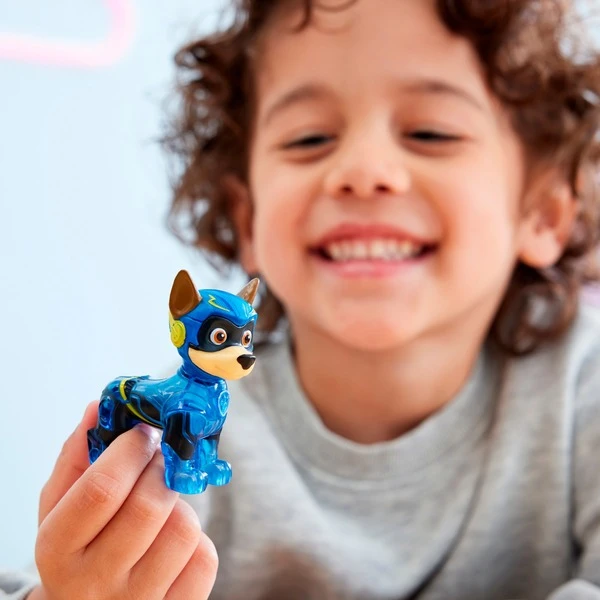 Spin Master Paw Patrol Mighty Kinofilm - Basis Fahrzeug Von Chase Mit Welpenfigur, Spielfahrzeug – Bild 5