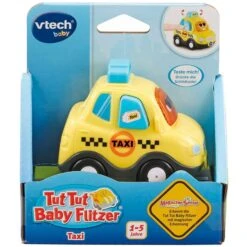 VTech Tut Tut Baby Flitzer - Taxi, Spielfahrzeug -Trendiger Spielzeugladen VTech Tut Tut Baby Flitzer Taxi Spielfahrzeug@@1896003 2