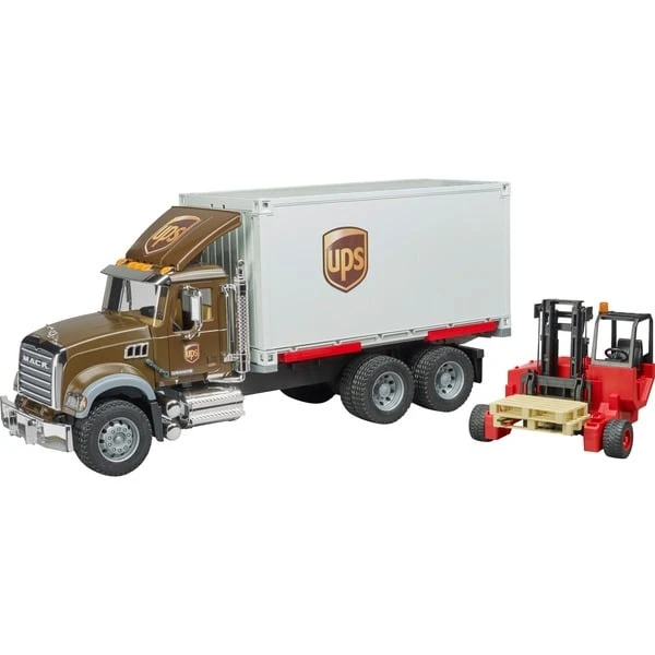 Bruder Mack Granite UPS Logistik-LKW, Modellfahrzeug 2 Bruder Mack Granite UPS Logistik-LKW, Modellfahrzeug – Bild 2